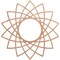 Ekena Millwork Eleanor Wood Fretwork Pierced Ceiling Medallion, Cherry, 28"OD x 10 3/4"ID x 3/8"T CMWP28X28X0375EACH - alternate 1